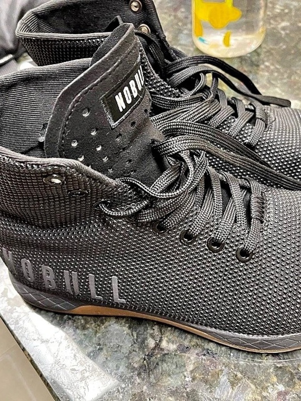 NOBULL Outwork High-Top Women’s Black & Brown Athletic Shoes US 8